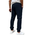 thumbnail image 4 of Chiccall Men's Sweatpants Casual Textured Elastic Bottom Workout Trouser Elastic Waist Drawstring Jogger with Back Pocket, 4 of 7