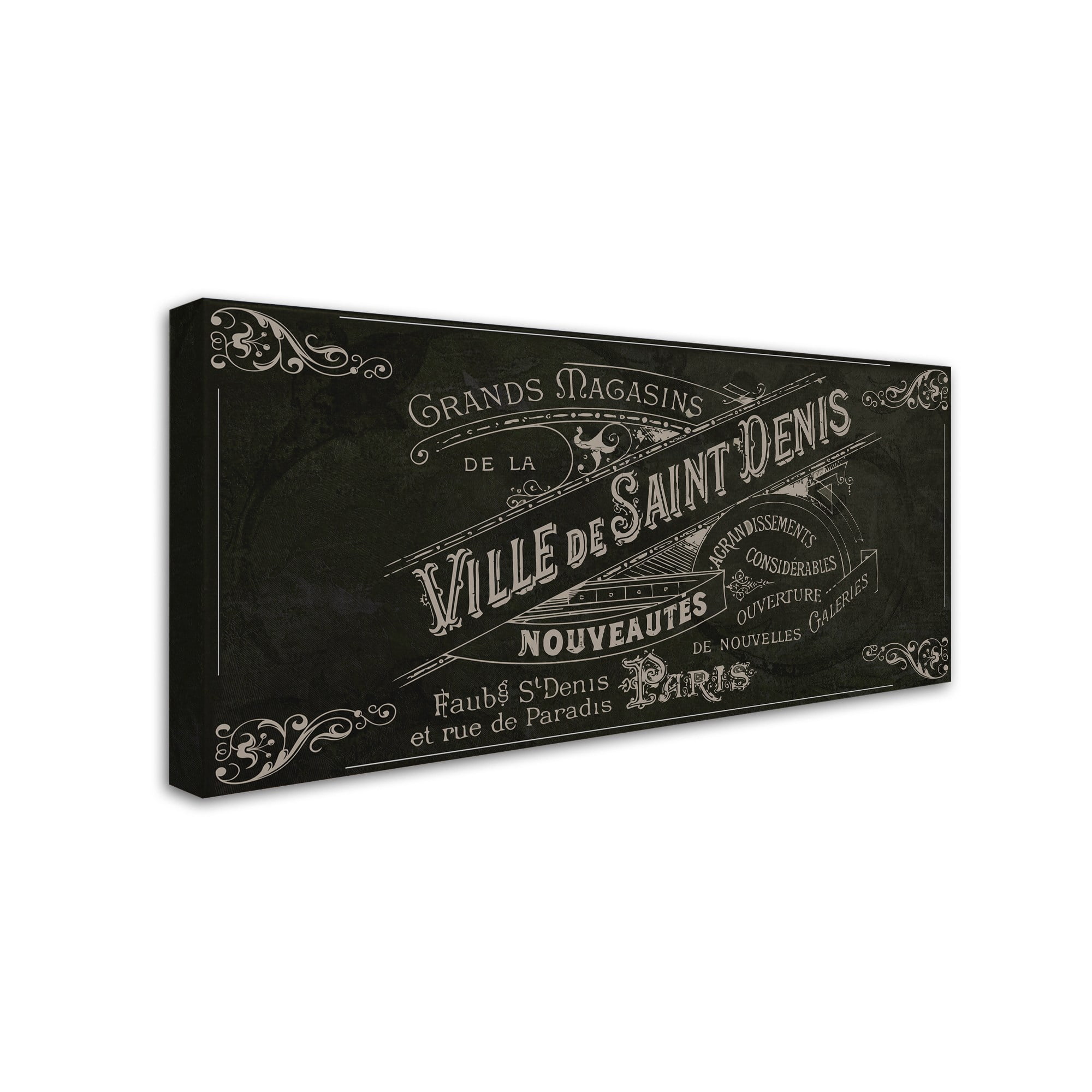 Trademark Fine Art "Signes Francais V" Canvas Art by Color Bakery