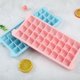 thumbnail image 5 of Bandejas de cubitos de hielo con tapas Paquete de 3 (rosa + azul + verde) Bandejas de cubitos de hielo de silicona flexibles de fácil liberación 36 piezas Moldes de cubitos de hielo sin BPA JAMW Sencillez, 5 of 5