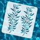 thumbnail image 3 of Plantilla para pintar rayas de algas marinas de 30 x 30 cm (11,8 x 11,8 pulgadas). Plantilla reutilizable de algas marinas caladas. Plantilla para manualidades con hojas de vid acuática., 3 of 7