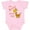 AD-Pink, variant on My Nonna Loves Me Cute Giraffe Boys or Girls Baby Bodysuit