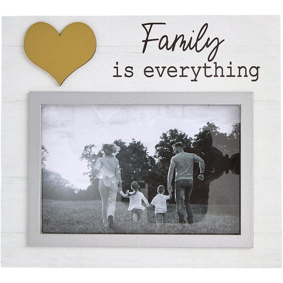 Photo Frame Love Family Blessed With Heart 6 x 4