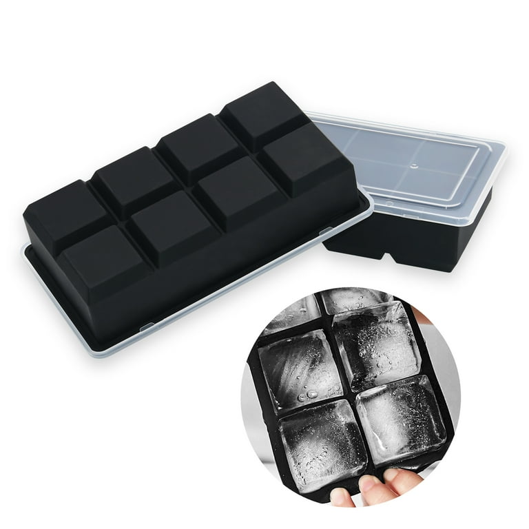  Bangp 1-Cup Silicone Freezing Tray with Lid,2 Pack,Easy-Release Silicone  Freezer Tray,Food Freezer Molds,Freeze and Store Soup,Broth,Sauce,Leftovers  - Makes 8 Perfect 1 Cup Portions: Home & Kitchen