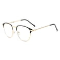 thumbnail image 1 of Lunettes Carrées Unisexes Mode pour Hommes Femmes Monture en Métal pour Fête, 1 of 4