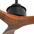 thumbnail image 6 of Sofucor Ceiling Fan without Lights, 60 Inch Low Profile Flush Mount Mordern Wood Ceiling Fan with Remote, 6 of 11