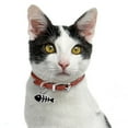 thumbnail image 3 of CBFFDC Metal Pet Tag Stainless Steel Pet ID Tag Rust Proof Engraved Letters Fish Shape Scratch Resistant Kitten Name Tags Durable Pet Supplies, 3 of 7