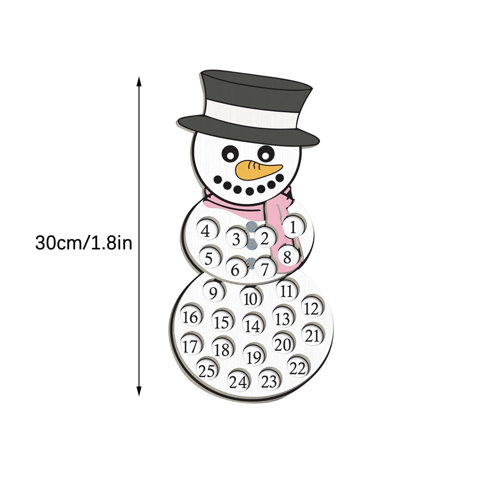 Calendrier De L'Avent 24 Chaussettes De Noël – 24 Paires Unisexe Motifs Festifs | Cadeau Surprise Homme/Femme, Boîte Cadeau - 6