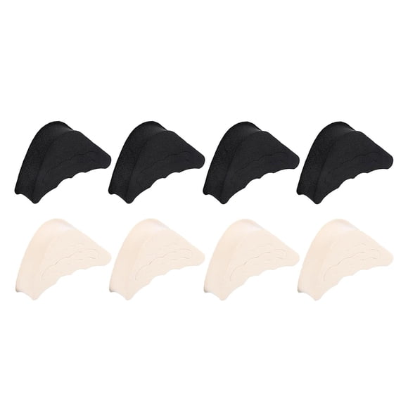 8 piezas de relleno para zapatos, almohadillas para los dedos, prácticos tapones suaves para los dedos, ideales para botas demasiado grandes para