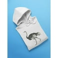 thumbnail image 3 of Ostrich Drawing Hoodie Women -Image by Shutterstock, Female Medium, 3 of 4