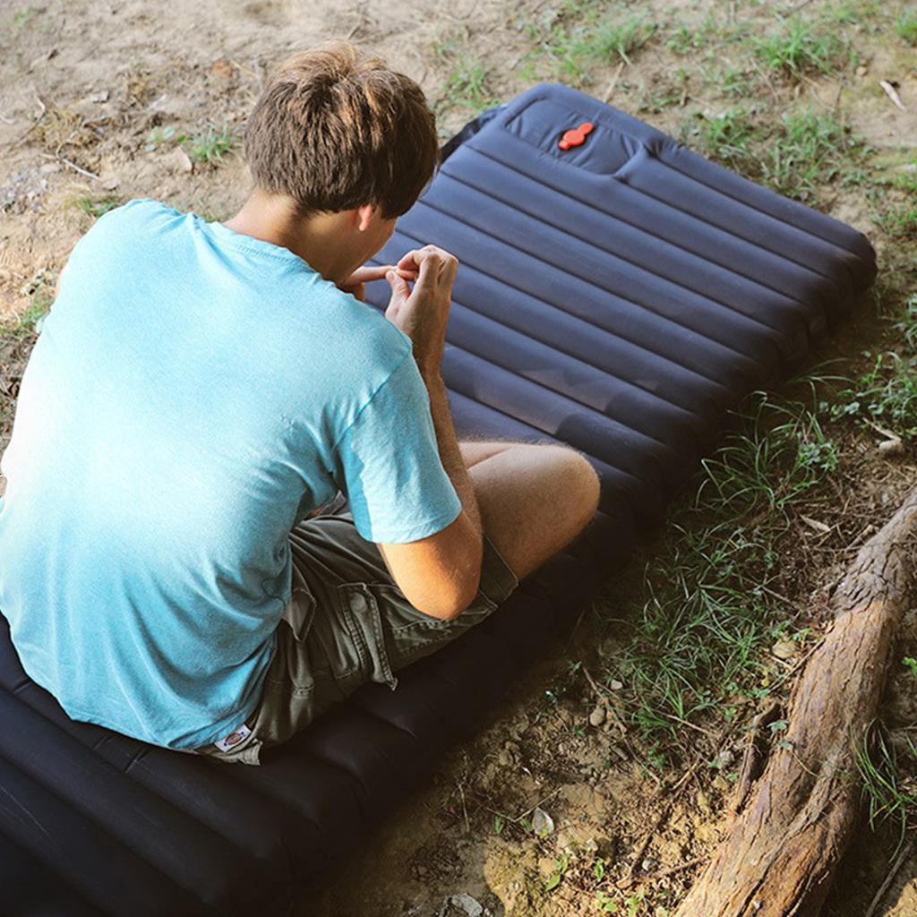 Yihuala Self-inflating Air Mattress Widen Pad Splicing Inflatable Bed Beach Mat Camping Tent Cushion