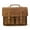 40cm brown, variant on Men's Fashion Personality Leather Retro Portable Briefcase,42cm brown