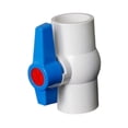 thumbnail image 2 of Válvula de bola de PVC con manija en T, ideal para el control de agua en aplicaciones comerciales. 50 mm blanco, 2 of 9
