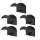thumbnail image 2 of 5x Gorra de béisbol Rack Cap Organizador Puerta Pared Gancho para colgar auriculares (Negro) Likrtyny Libre de BPA, 2 of 8