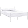 thumbnail image 5 of Modway Alina Powder Coated Sturdy Steel Queen Platform Bed Frame in White, 5 of 5
