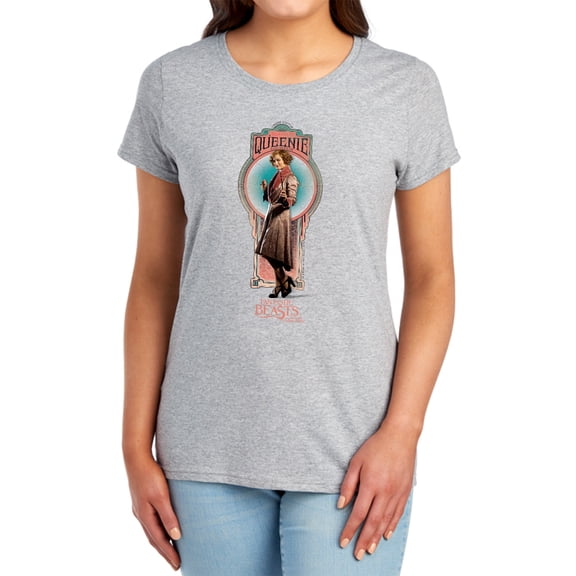 Fantastic Beasts Queenie Women's T Shirt, Athletic Heather, Large