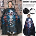 thumbnail image 2 of New Hair Cutting Cape Pro Salon Hairdresser Gown Barber Cloth Pattern Apron, 2 of 8