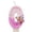 Number 0, variant on Creative Cartoon Numeral Birthday Candle, Pink Number Cake Topper with Butterfly Decoration, Elegant Party Supplies for Anniversary Celebration, Number 0