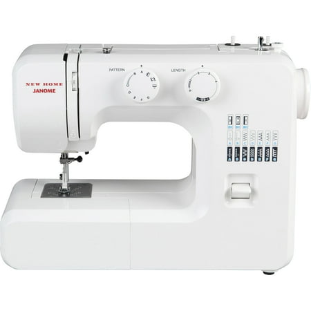 Janome 41012 Easy-To-Use Sewing Machine with Aluminum Interior Frame, Automatic Needle Threader, 12 Stitches, 4-Step Buttonhole and Easy Stitch