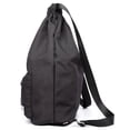 thumbnail image 3 of KAUKKO Cordón Deportes Mochila Gimnasio Yoga Bolsa Hombro Mochila para Hombres y Mujeres KAUKKO  K1031-Black, 3 of 5