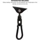 thumbnail image 3 of 360° Rotating Stainless Steel Hammock Hanging Hook Kit for Outdoor Use, Black - Compatible with Most Hammocks, 3 of 5