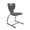 Black, variant on MooreCo Hierarchy Plastic Classroom Chair (Set of 5)