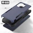 thumbnail image 4 of Defender Case for Motorola Moto Edge 2025 6.6'' Heavy Duty 1 in 1 Design Rugged Full Body Dustproof Shockproof Bumper Non-Slip Protective Cover,Blue,For Moto Edge 2025, 4 of 11