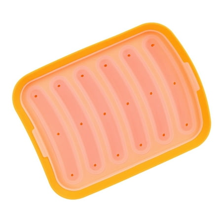 

JINSIJU Sausage Mold Small Household Silicone Food Mold Baking Tools for Hot Dogs Sausage Red/Blue/Orange/Green
