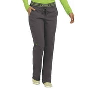 MED COUTURE Women Yoga 2 Cargo Pocket Pant, Color: Pewter, Size: XL (8758P-PWTR-XL)