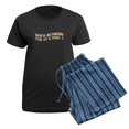 thumbnail image 5 of CafePress - Born Between Feb 28 And Mar 1 Pajamas - Women's Short Sleeve Print T-Shirt and Pants Dark Cotton Pajama Set, 5 of 7