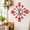 Red, variant on Sliver 12.76 x 12.68 x 2.01 Inch Cutlery Design Silent Wall Clock