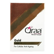QRAA Gold Facial Kit, Gold - Cleanser,Scrub,Massage Cream,Pack,Serum - 28g - Pack of 2