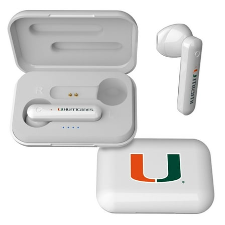 Keyscaper Miami Hurricanes  Wireless TWS Insignia Design Earbuds