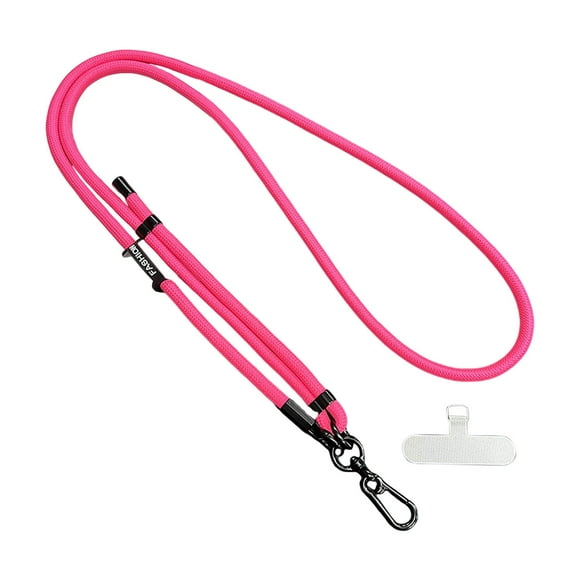 Universal - Phone Lanyard Crossbody Strap with Adjustable Tabs and Secure Metal Buckles for All Mobile Devices