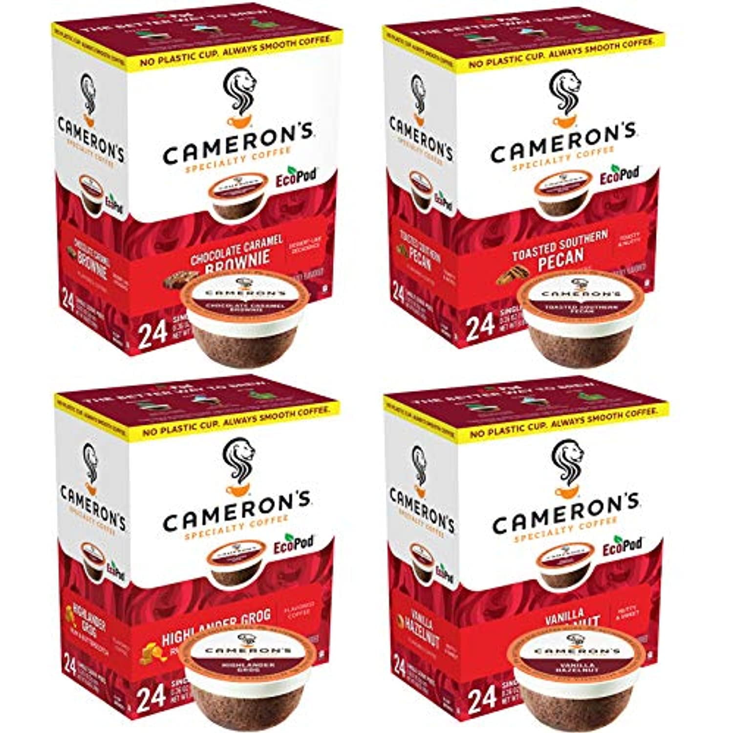 Camerons Coffee Single Serve Pods, Vanilla Hazelnut, Highlander