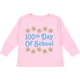 thumbnail image 3 of Inktastic 100th Day Of School Party Girls Long Sleeve Toddler T-Shirt, 3 of 5
