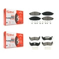 thumbnail image 1 of SIM Front Rear Semi-Metallic Brake Pads Kit for Car Ford Crown Victoria Lincoln Town Mercury Grand Marquis Marauder KSM-100427, 1 of 8