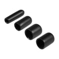 thumbnail image 3 of Uxcell Round Rubber End Caps Vinyl Cover Screw Thread Protectors Assortment Kit Black, 3 of 5