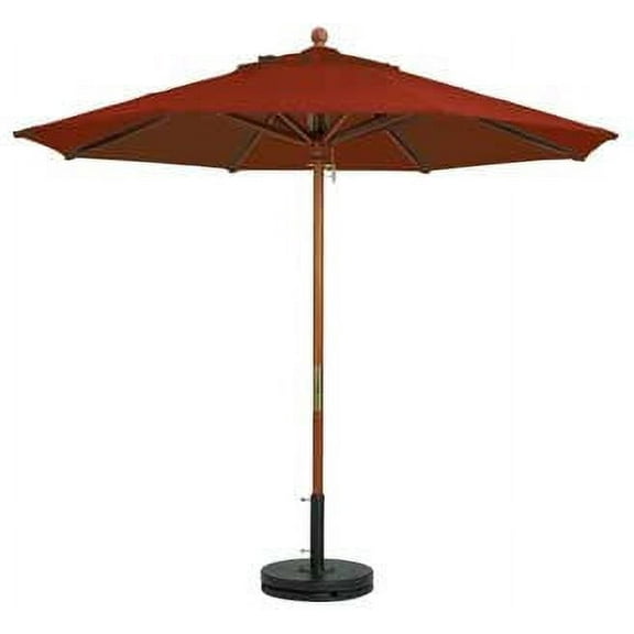Grosfillex Market Umbrella, 9 ft., Terra Cota 98918231