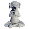 thumbnail image 1 of Perro Buda, estatua de perro de meditación-decoración de jardín de perro de yoga, decoración del hogar Afortunado Sencillez, 1 of 5