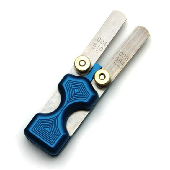 LSM Racing Products FH-200BL Dual Feeler Gauge Holder - Blue