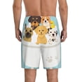 thumbnail image 5 of Cauagu Cute Dog In Bathtub Print Pajama Bottoms for Men Sleep Pajama Shorts Elastic Waistband Sleep Pajama Short Men's PJ Shorts -X-Large, 5 of 6