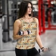 thumbnail image 6 of Disketp 70s Hippie Style Print Women's Workout Tank Top Sleeveless Gym Shirt Quick Dry Fitness Bodybuilding Sleeveless T Shirt-X-Large, 6 of 7