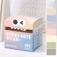 thumbnail image 4 of Clear Sticky Notes 105 Sheets/Roll Self Adhesive Translucent Clear Sticky Notes for Planner Diary School Teacher Student, 4 of 5