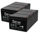 Battery Remplacement pour Panasonic UP-RW1245P2 - Pack de 6 – image 1 sur 6