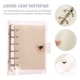 thumbnail image 4 of Miangastore 1 Set of Loose-leaf Notebook Waterproof Binder 6-Rings Binder Notebook Novelty Writing Notepad, 4 of 8