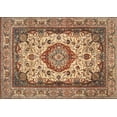 thumbnail image 1 of Ahgly Company Machine Washable Indoor Rectangle Traditional Dark Sienna Brown Area Rugs, 6' x 9', 1 of 7