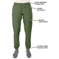 thumbnail image 6 of Green Town Scrubs for Women Scrub Set - Jogger Pant and V-Neck Top, 6 Pockets, Easy Care Uniforms, 6 of 7