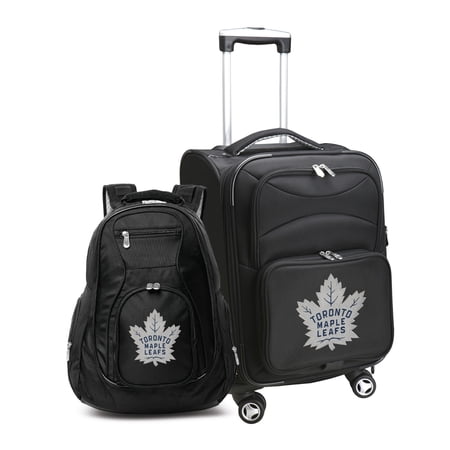 MOJO Black Toronto Maple Leafs Softside Carry-On & Backpack Set
