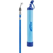 Wild Peak Stay Alive-1 Outdoor 4-Stage Water Filter Emergency Straw with Activated Carbon for Survival, Camping, Hiking, Climbing, Backpacking (4000 Liters)