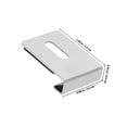 thumbnail image 2 of UPOUART Mounting Clips 4Set Stainless Steel for Mirror Holder Easy Installation in Home and Office Use, 2 of 8